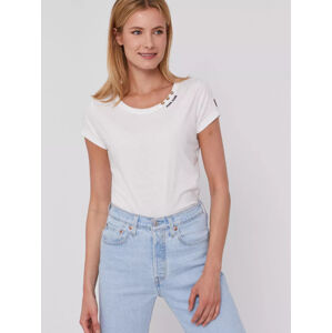 Pepe Jeans dámské bílé tričko RAGY - XS (803)